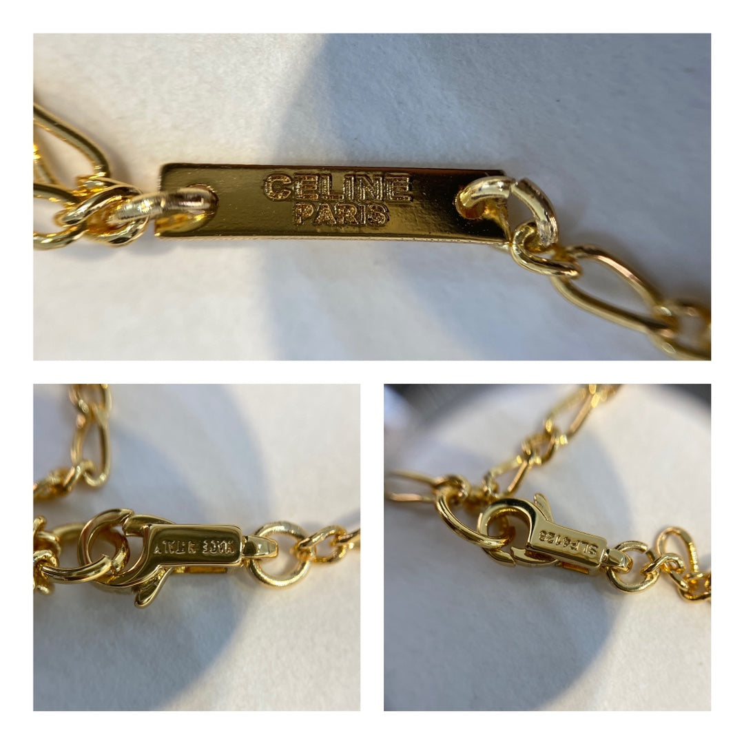 Celine Triumphal Arch Pendant Necklace