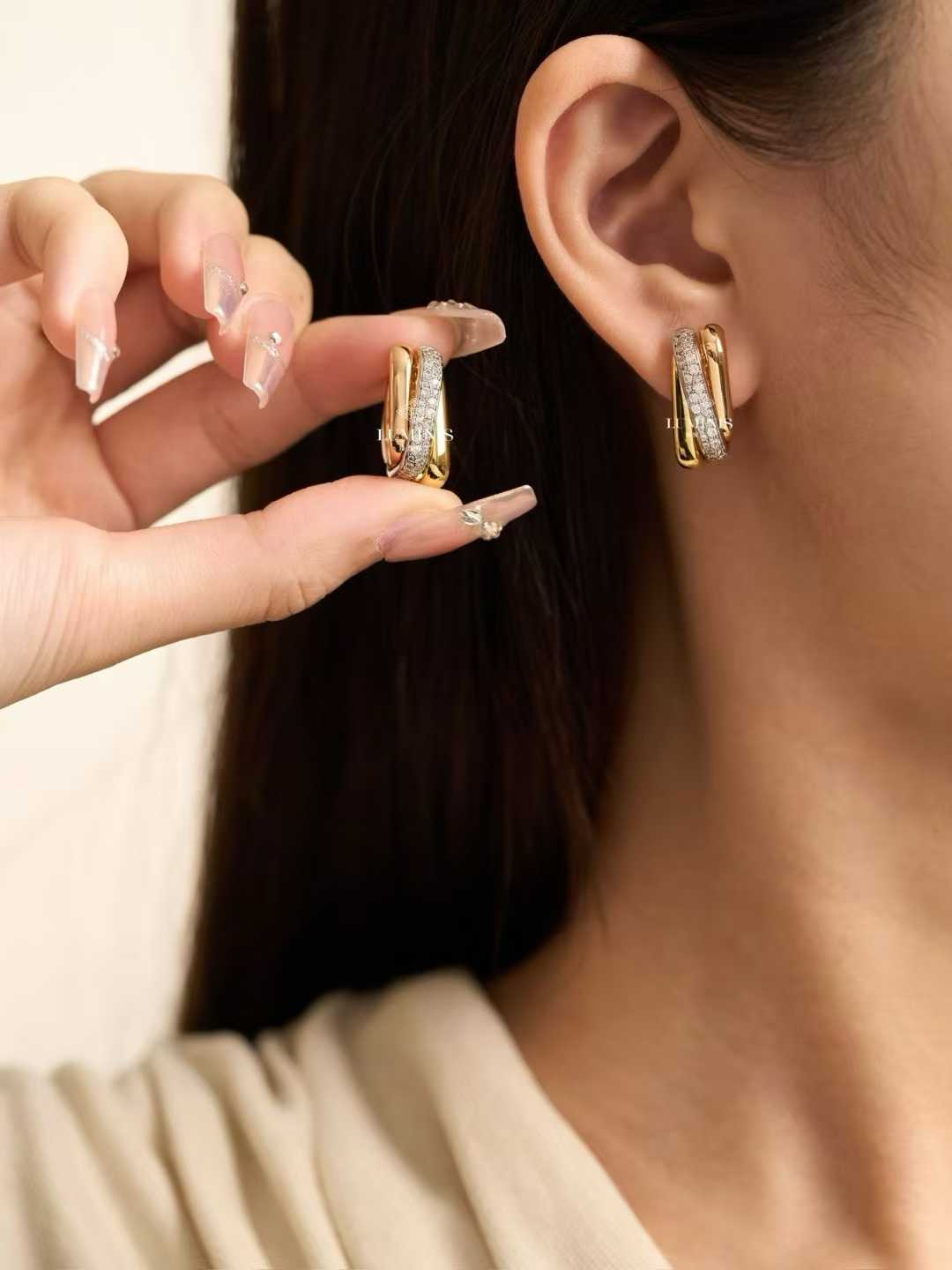 Lux Cartier Trinity Earrings