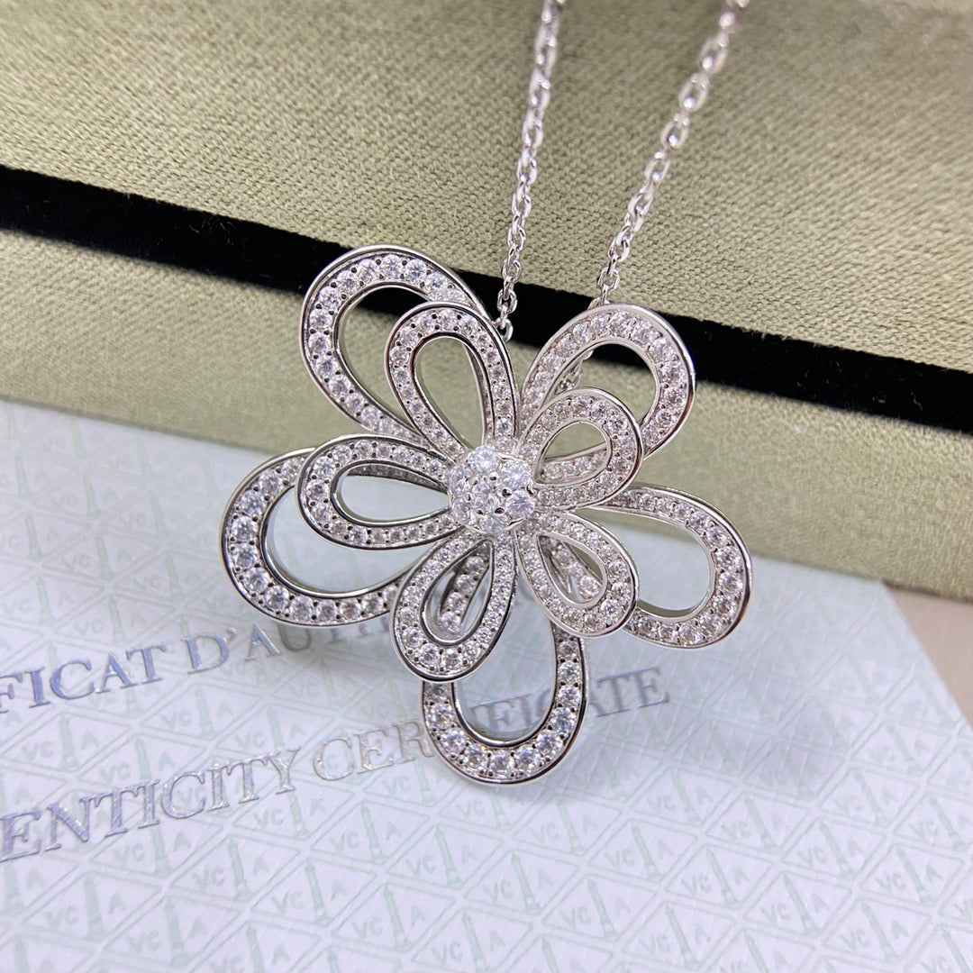 VCA Flower Diamond Necklace