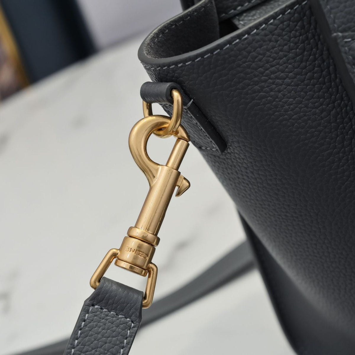 Celine Luggage (Dark Grey) Mini