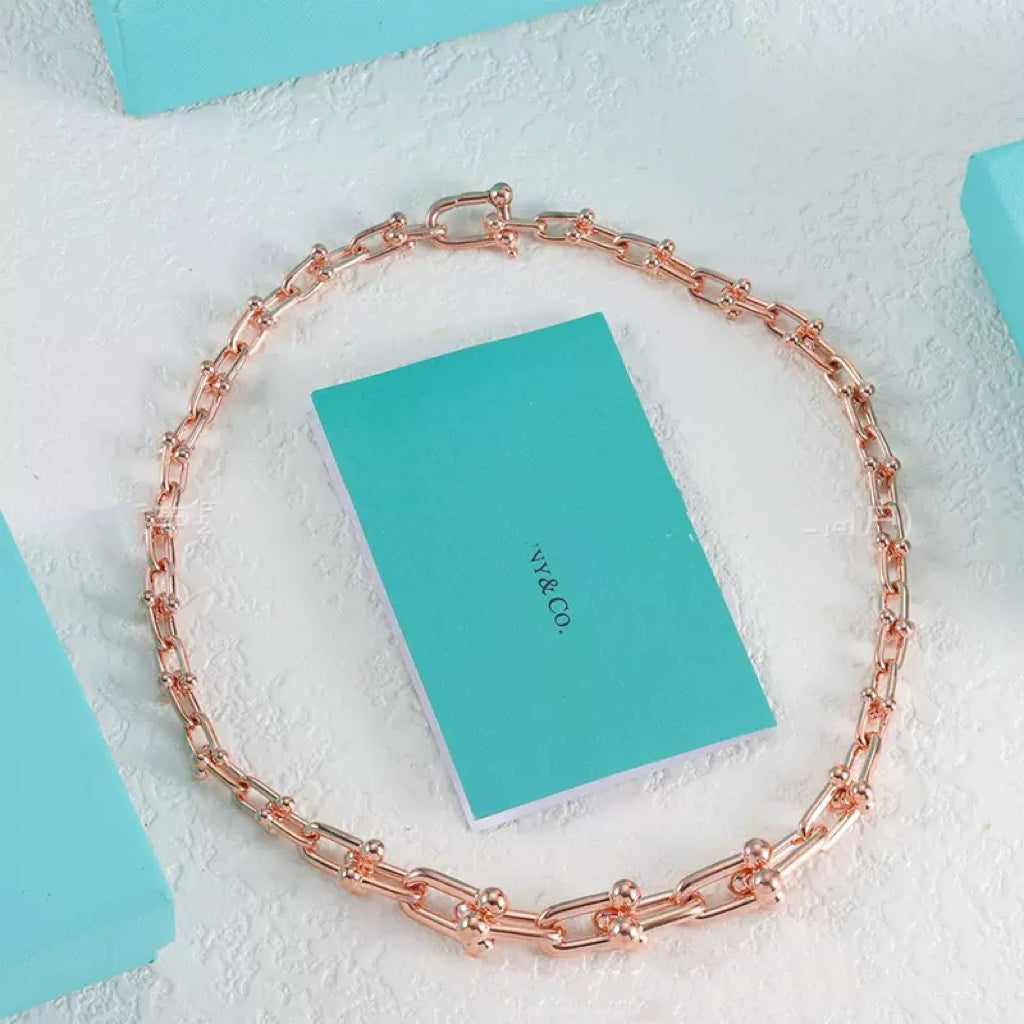 Tiffany HardWear Link Necklace Bracelet Earrings