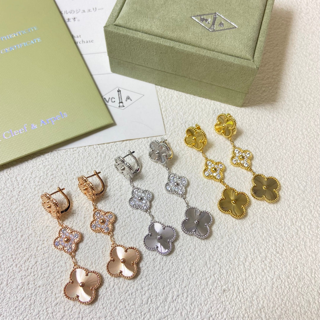 VCA Four-Leaf Flower Earrings
