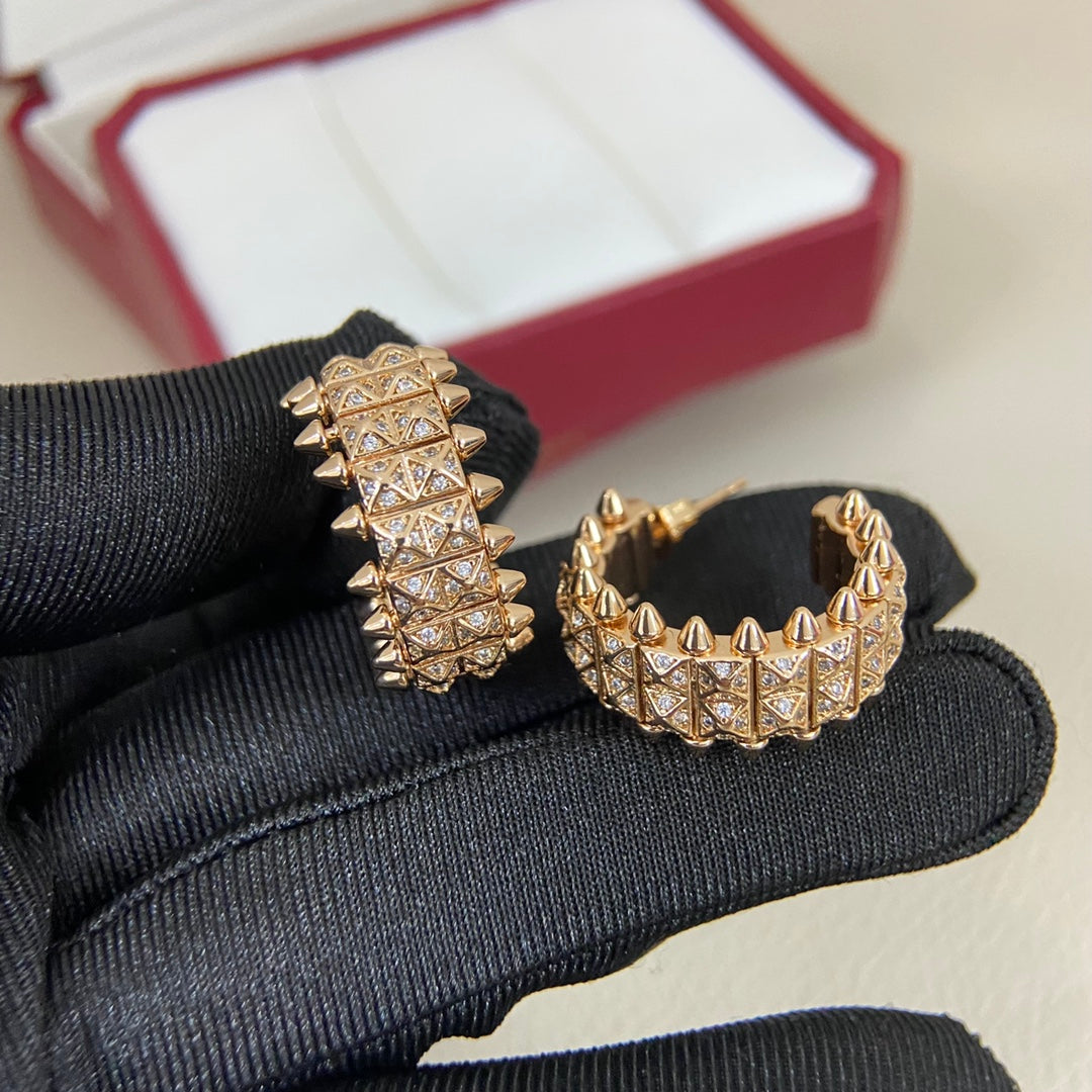 Cartier Clash de Cartier Hoop Diamond Earrings