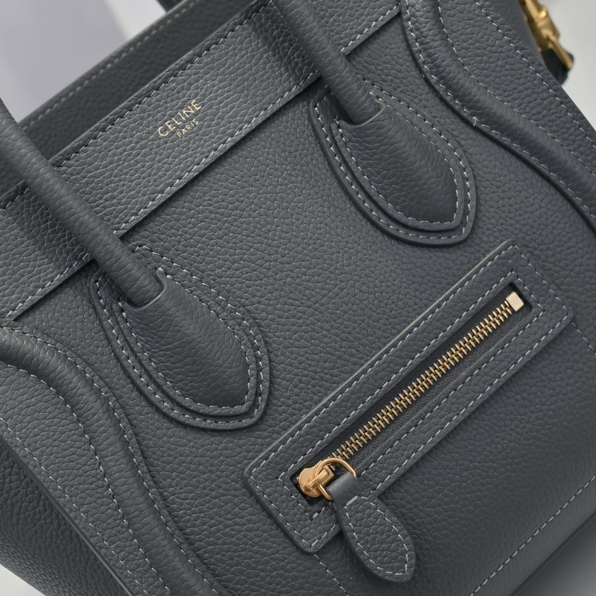 Celine Luggage (Dark Grey) Mini