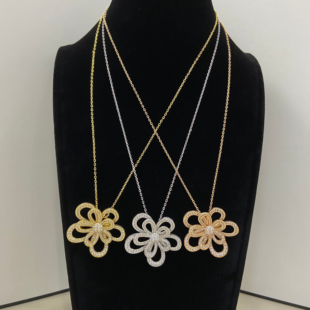 VCA Flower Diamond Necklace